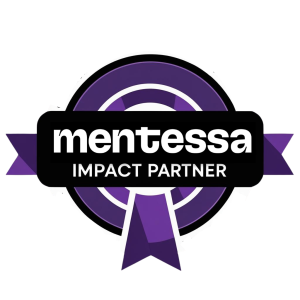 Mentessa Impact Partner Program logo – connecting organizations and partners to foster mentoring, leadership, and employee development