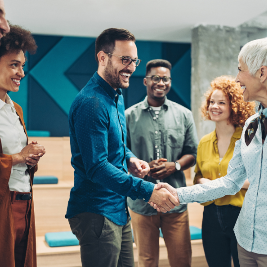 You are bringing leaders together to learn from each other in a peer circle.