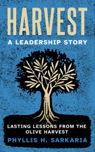 Book cover of Harvest: A Leadership Story by Phyllis Sarkaria, out September 8